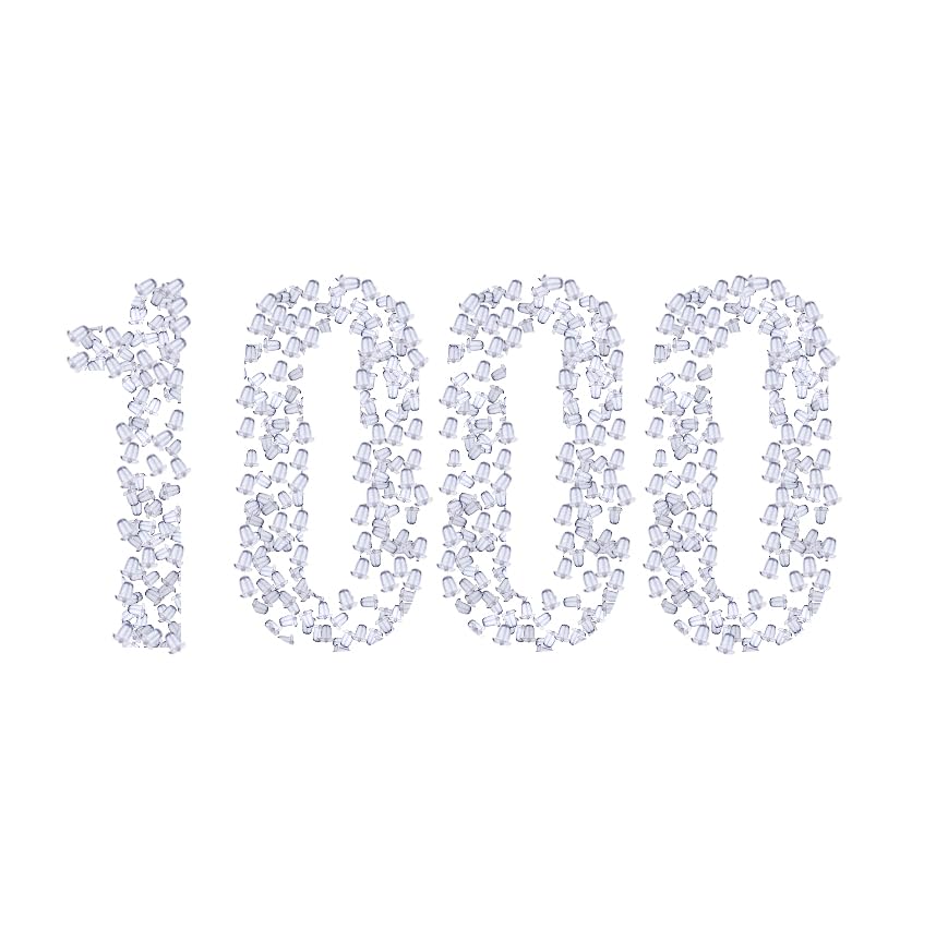 【送料無料】MOBOTECH 【1000個セット】 ピアス キャッチ シリコン 落ちない キャッチャー アクセサリー パーツ キャッチ セット