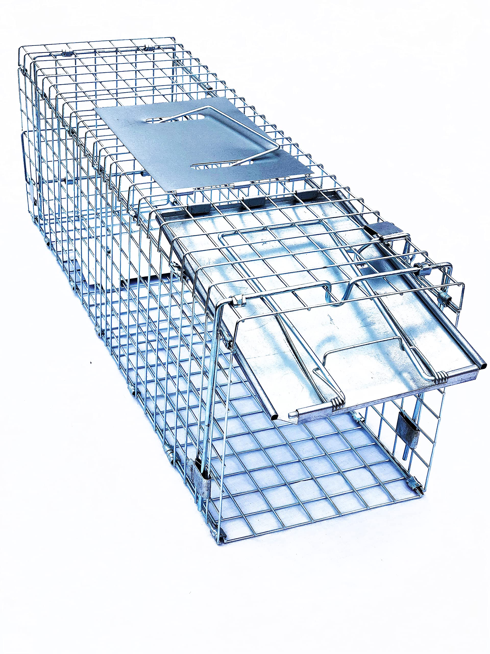 【送料無料】ONESORA 動物捕獲機 猫キャッチャー アニマルトラップ 踏板式 組み立て 設置 簡単 収納楽..