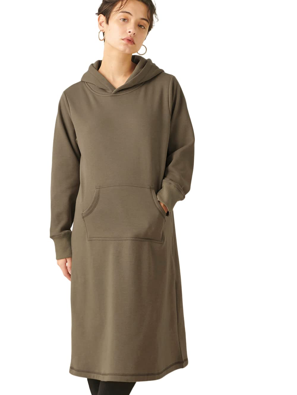 【送料無料】[ANGELIEBE エンジェリーベ] マタニティ 授乳服 ワンピース 極暖 裏起毛 裏シャギー パー..