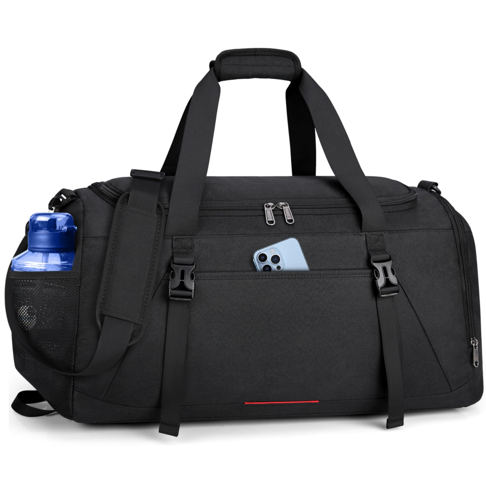 【送料無料】ボストンバッグ 大容量 スポーツバッグ 撥水 靴収納 乾湿分離 2WAY 肩かけ ヨガマット収納..