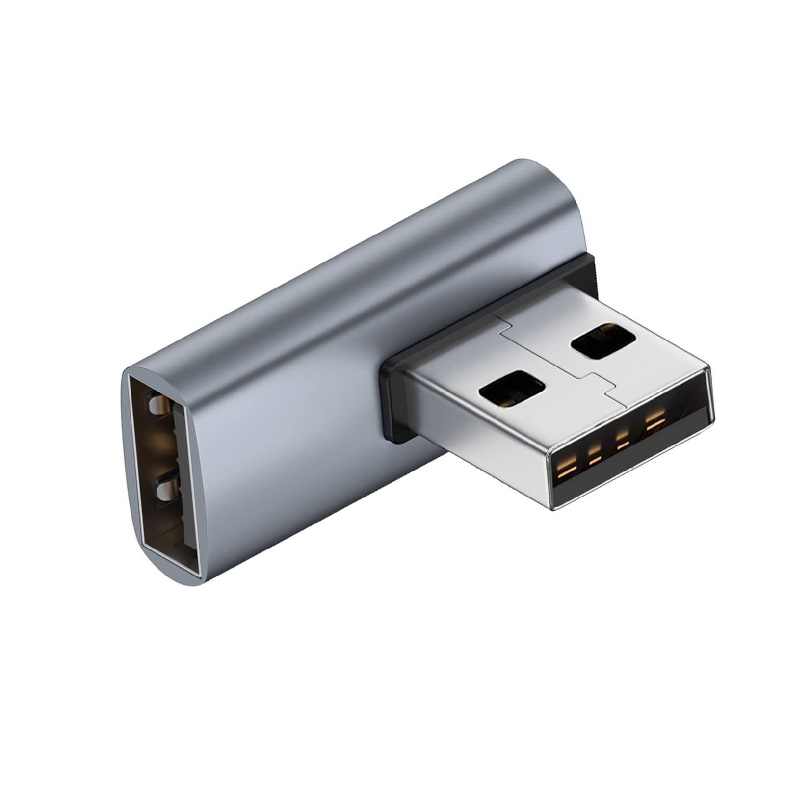 【送料無料】USB 3.1 コネクタ L字 FEILEX 変換 アダプタ 延長 コネクタ 10Gbps 超高速 Type A タイプA オス-タイプA メス
