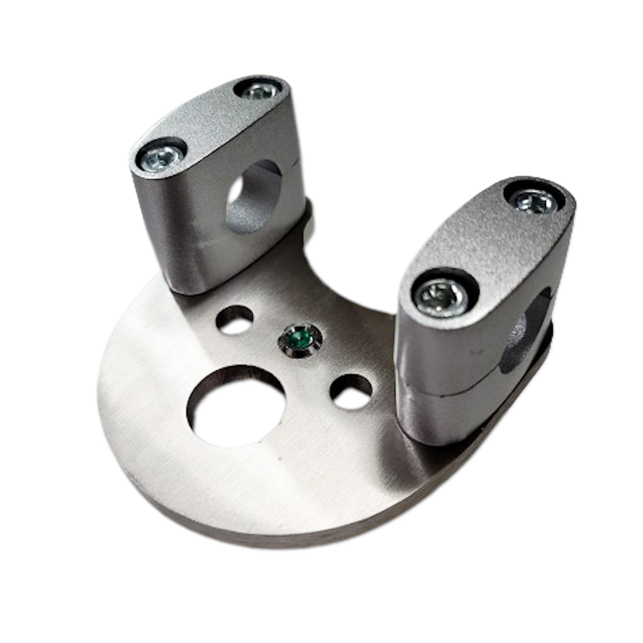 【送料無料】Lezalic ハンドルポスト ホンダ用 バイク バーハンドル キット ニュートラル配線付き スーパーカブ リトルカブ C50 C70 C90 固定 カスタム 汎用 社 色：シルバー、サイズ：ペダル プロテクター 風防 ブラケット モタード 中央 バランサー 補助 ロック ハンド