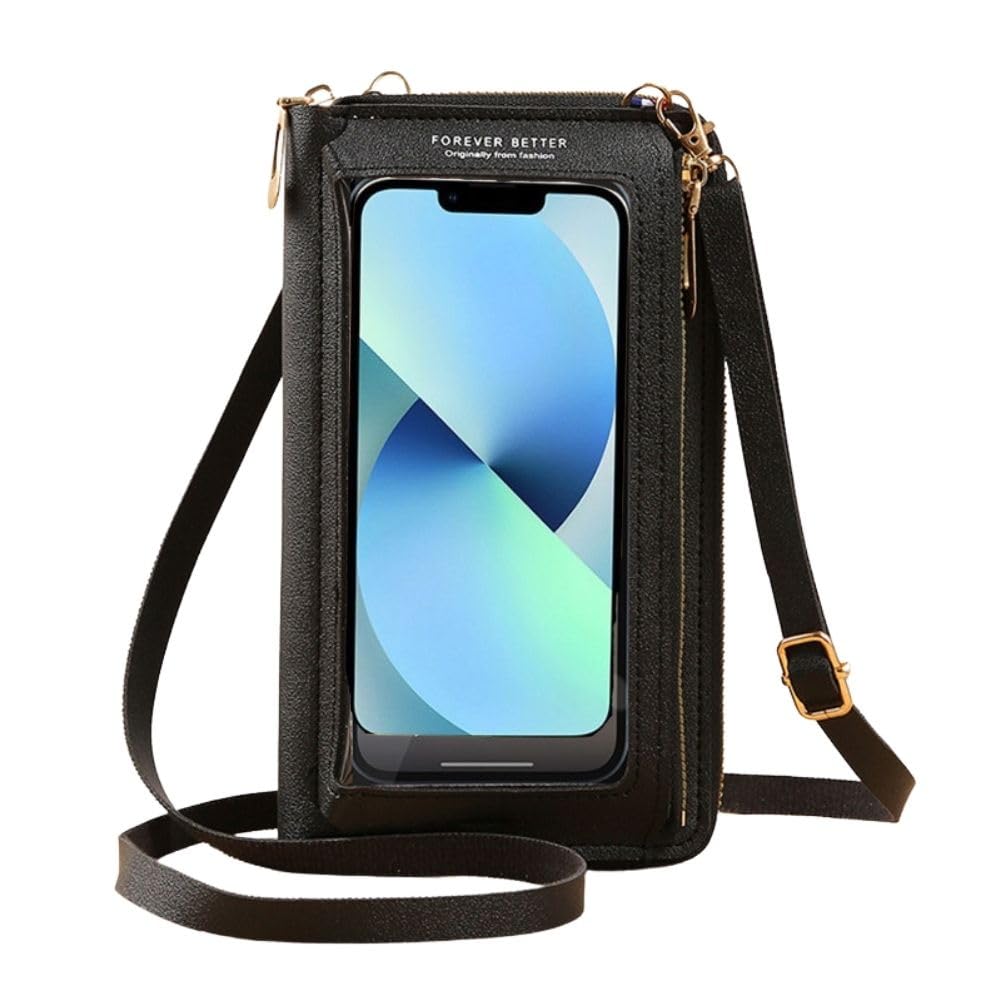 【送料無料】ALVEIN 透明 スマホポーチ ポーチ 長財布 ショルダー ウォレット ポシェット 充電口付き ..