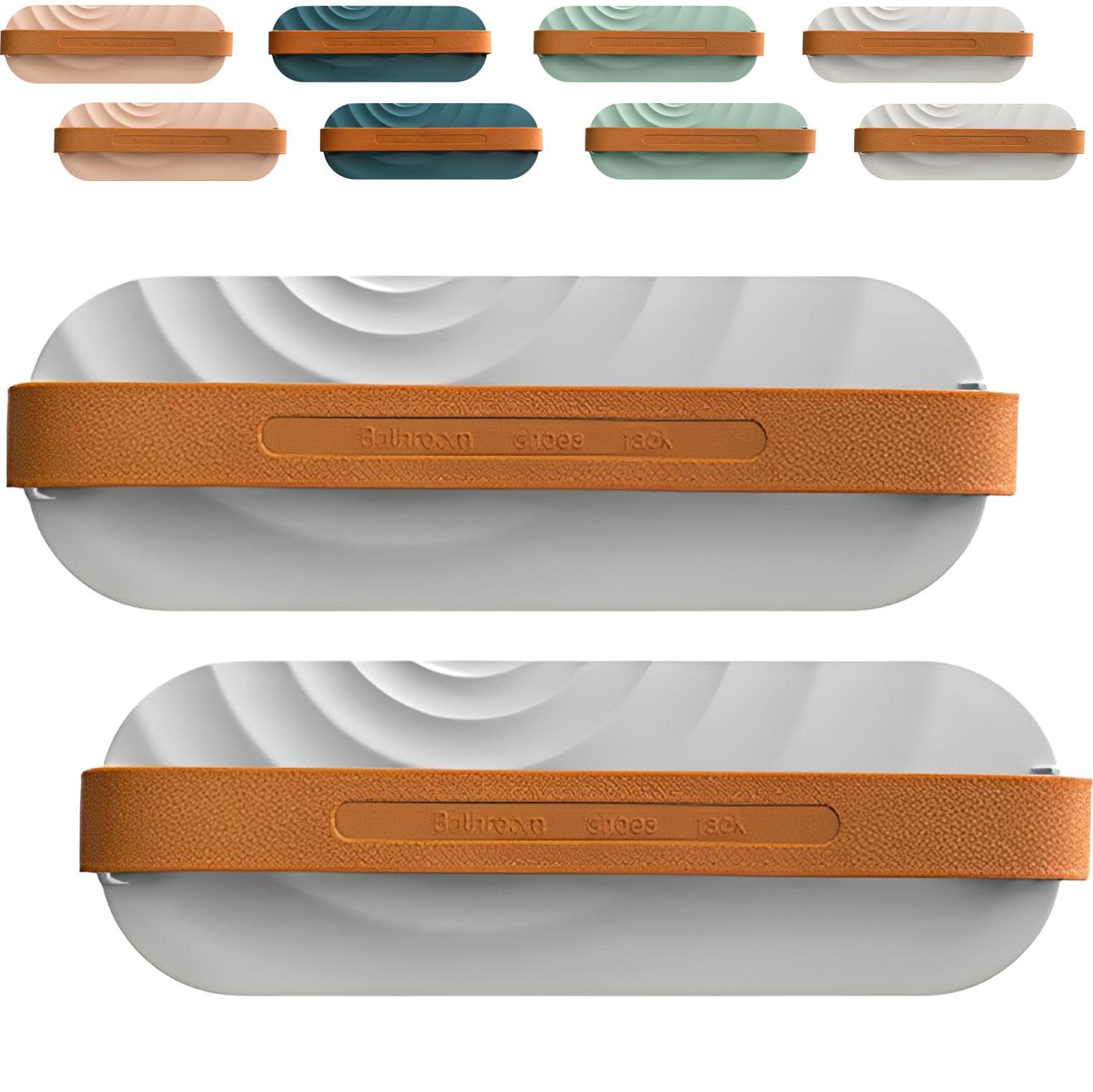 【送料無料】fogman スリッパラック スリッパ収納 壁掛け 浮かせる スリム 玄関 浴室 粘着式 北欧風 色:グレー