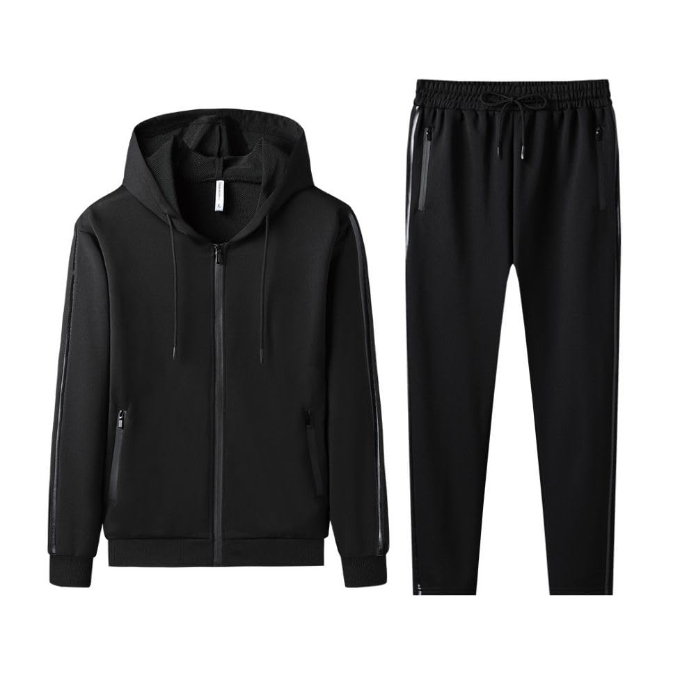 【送料無料】[wolass] スウェット メンズ パーカー 上下セット ズボン 通気 カジュアル スポーツウェア..