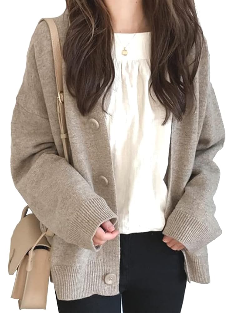 【送料無料】MDMYXJP ニット カーディガン レディース セーター 通勤 通学 カジュアル おしゃれ トップ..