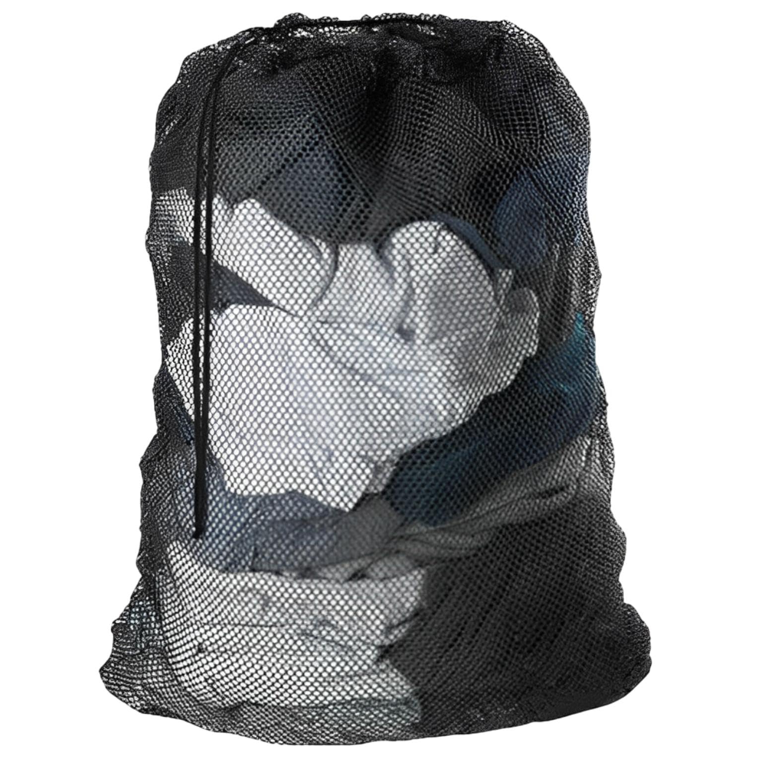 【送料無料】fogman 洗濯ネット ランドリーネット 大きい 粗め ぬいぐるみ 枕 大物 洗える 色:ブラック、サイズ:90 x 60 cm