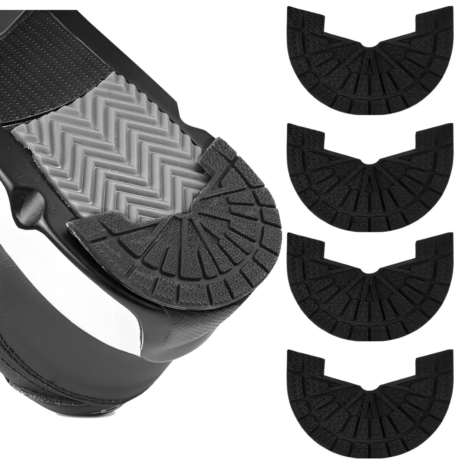 【送料無料】fogman ヒールプロテクター ヒールガード すり減り防止 補強 シューガード 修理 4枚セット..