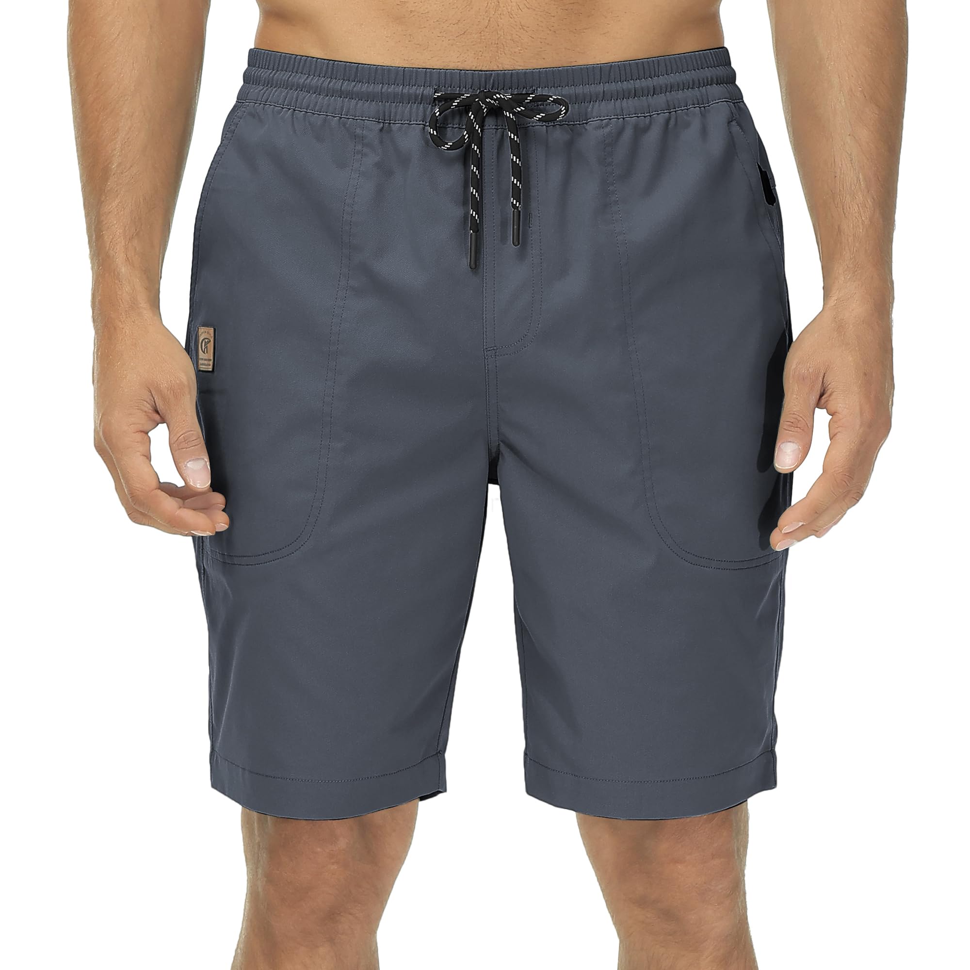 【送料無料】ハーフパンツ メンズ 5分丈 ショートパンツ 短パン 力 通気 ジップアップポケット ファッ..