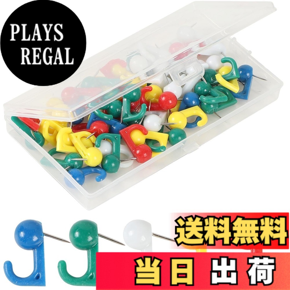 商品情報商品の説明主な仕様 【外れにくい設計】壁に斜めに刺さる設計になっているので抜群の安定感を発揮し、外れにくい設計です。木製や石膏ボードなど様々な壁に対応し、耐荷重は約5kgとなっているので重いものを掛けることも可能！【シンプルなデザイン】インテリアや装飾を邪魔しないデザインなので、飽きがこなく長く使えます。お部屋や会社のオフィスなど様々なシーンに大活躍！【針穴の跡が残りにくい】鋭利で非常に細い針先となっているので、壁への負担が少なく跡が残りにくいです。幅広い用途に使用が可能で帽子やハンガー等を掛けるフック・装飾用や画鋲としてなど、様々なシーンに最適！【幅広いシーンに大活躍!】一度に沢山使用したい時に嬉しい大容量の50個セットです。ご自宅やオフィスはもちろんのこと、幼稚園や学校などでの使用にもおすすめ！業務用にぴったりです！【商品特徴】1.鋭い針先デザイン：壁に針穴の跡が残りにくい嬉しい設計！/2.取り付け簡単：工具を使わずすぐに取り付け可能/3.優れた耐荷重性：約5kgまで耐えられて実用性も抜群！/4.たっぷり使える大容量：残りの個数を気にせず使用できる【商品詳細】素材：金属＋プラスチック重量：約1.15g/サイズ：1.5 x 2.4 cm (針先 1cm)/セット：50個/　【安心の60日間返品】fogmanブランドより、迅速にお客様の元へお届けいたします。また本製品は購入から60日間の返品付き、万が一の際に備えてPL保険加入しております。商標登録第6354569号
