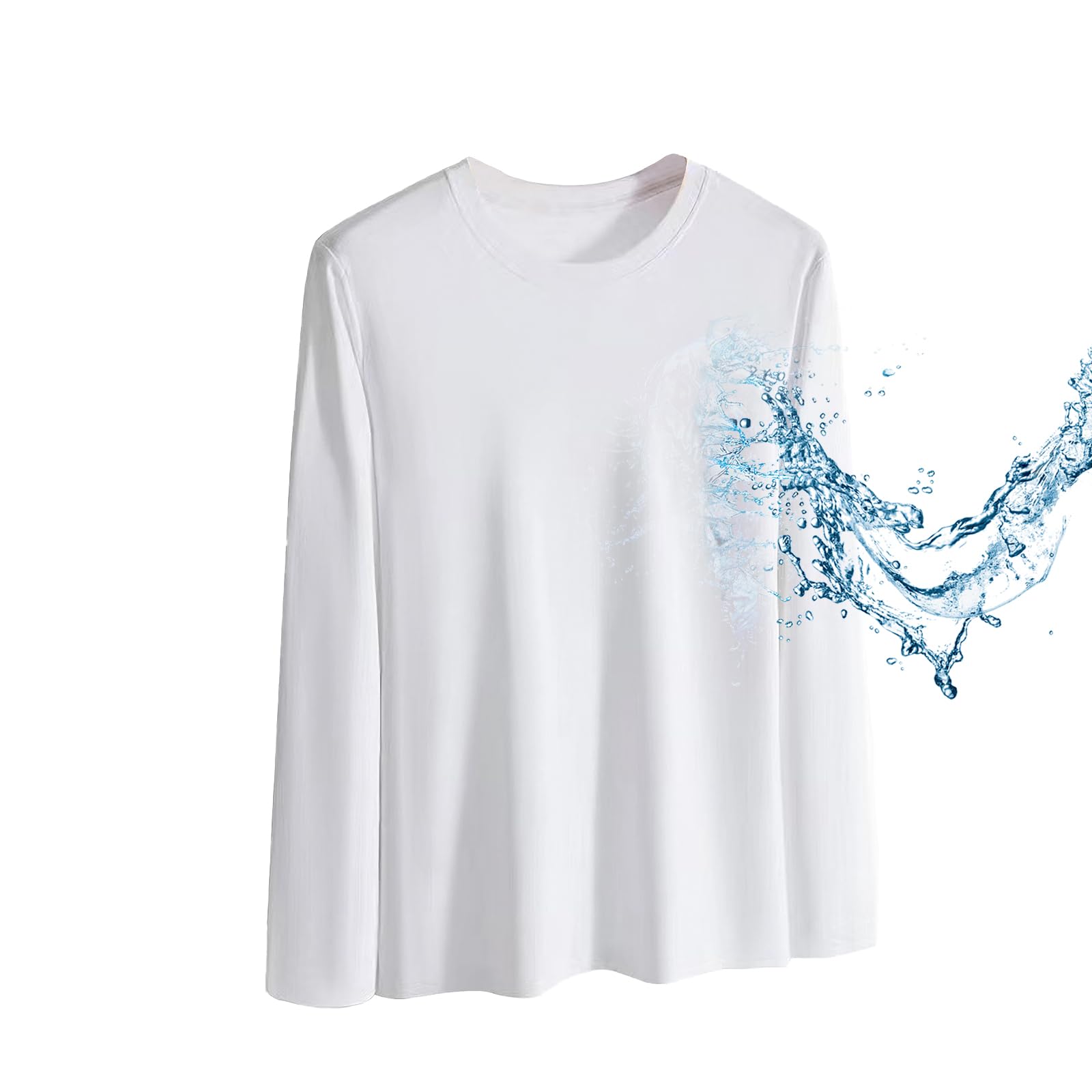 【送料無料】[maytopia] 長袖 Tシャツ ロングTシャツ メンズ レディース 防汚加工 撥水 撥油 綿100% 8...