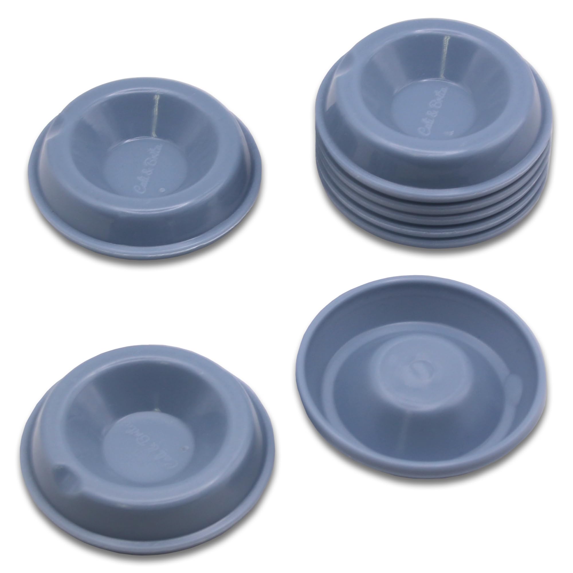 【送料無料】Cali&Brita ホビー用塗料皿 転倒しにくい塗料皿 プラモデル用塗料皿 8枚セット 色：ブルー..