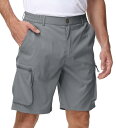 【送料無料】ハーフパンツ ショートパンツ メンズ 5分丈 大きいサイズ 前開き ジッパーポケット 夏 半ズボン 通気 短パン 登山 ゴルフ アウトドア おしゃれ...