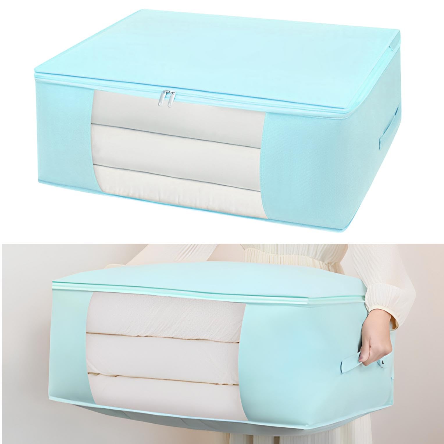 【送料無料】fogman 布団収納袋 布団袋 収納袋 引っ越し ぬいぐるみ 防水 防塵 コンパクト 持ち手付き ..