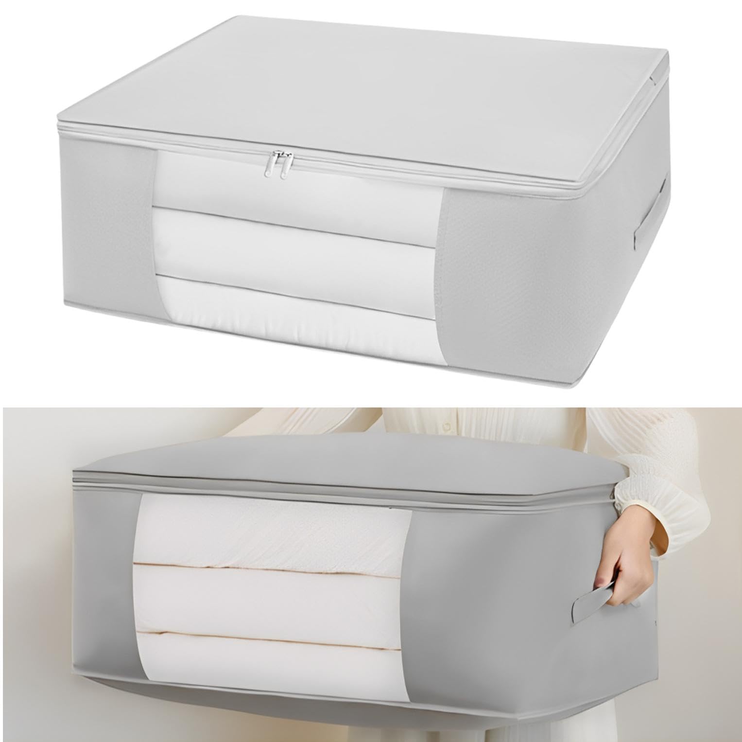 【送料無料】fogman 布団収納袋 布団袋 収納袋 引っ越し ぬいぐるみ 防水 防塵 コンパクト 持ち手付き ..