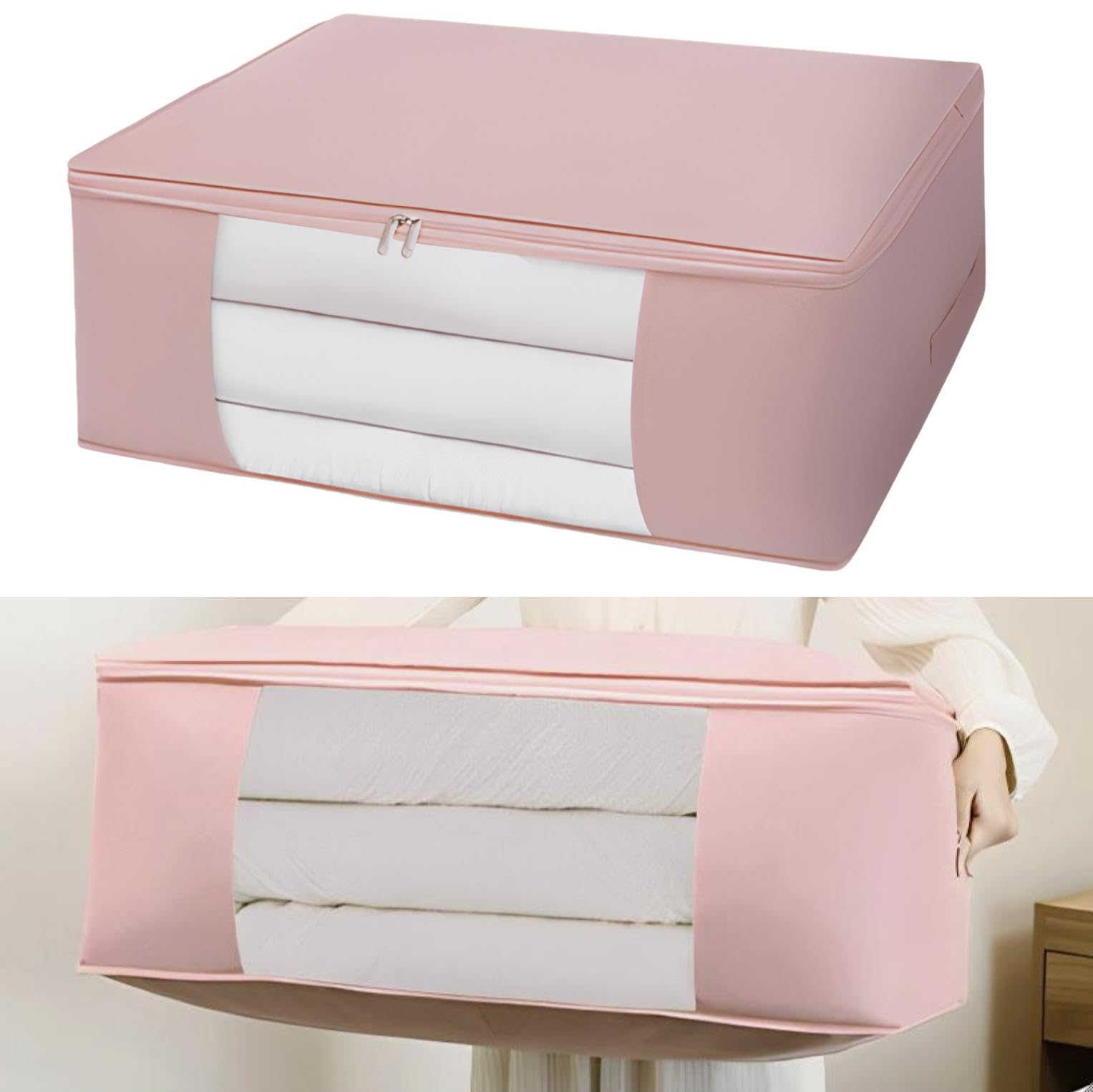 【送料無料】fogman 布団収納袋 布団袋 収納袋 引っ越し ぬいぐるみ 防水 防塵 コンパクト 持ち手付き ..