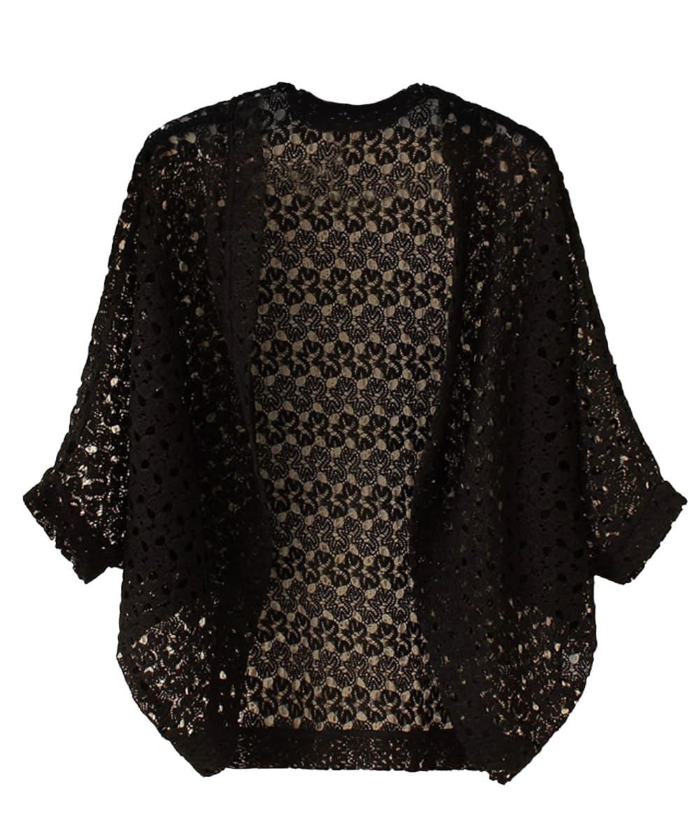 【送料無料】［H.U.A］ レディース カーディガン トップス ボレロ UV対策 冷房対策 ゆったり 着痩せ 可..