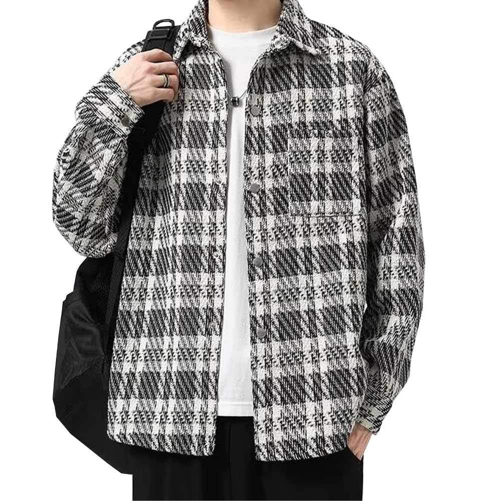 【送料無料】[FJLTDCP] メンズシャツ 長袖 コーデュロ 和式カーディガン メンズ 羽織 アウター 大きめ..