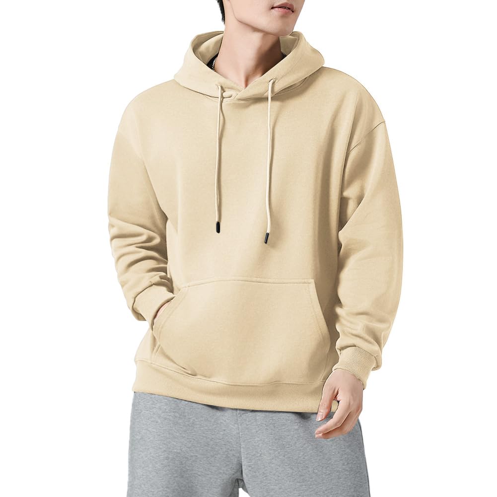 【送料無料】[FUZHIHUA] パーカー メンズ 秋服 裏起毛 長袖 大きいサイズ ゆったり カジュアル 厚手 無..