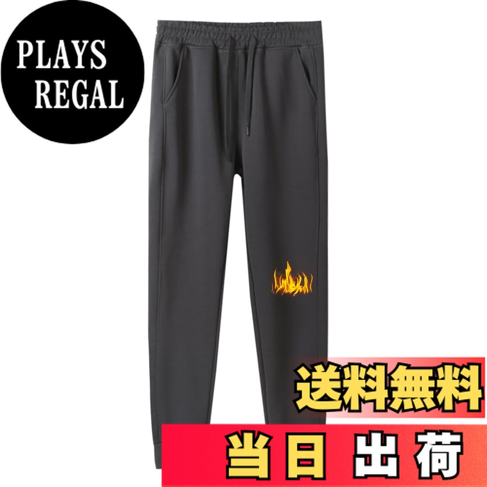 【送料無料】[FUZHIHUA] ジョガーパンツ メンズ スウェットパンツ ジャージ下 ロングパンツ 裏起毛 スキニーパンツ ウエストゴム付き ストレッチパンツ オールシーズン 春 夏 秋リラックスパンツ メンズ 色：09#:ダークグレー(裏起毛)、サイズ：M