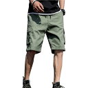 【送料無料】fyetemonメンズ カーゴショートパンツ 5分丈 大きいサイズ ゆったり ショーツ ウエストゴム 多ポケット ワークパンツ カジュアル 夏用 色...