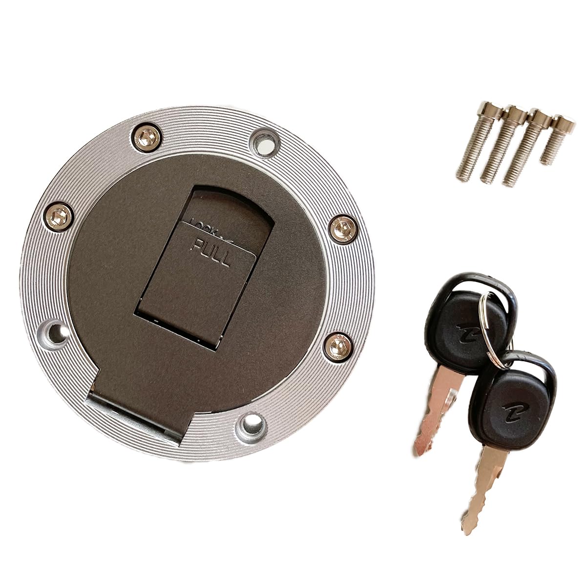 【送料無料】【Stork Corp】 バイク 燃料 タンク キャップ 蓋 汎用 社外品 補修 用 7穴 ヤマハ カワサ..