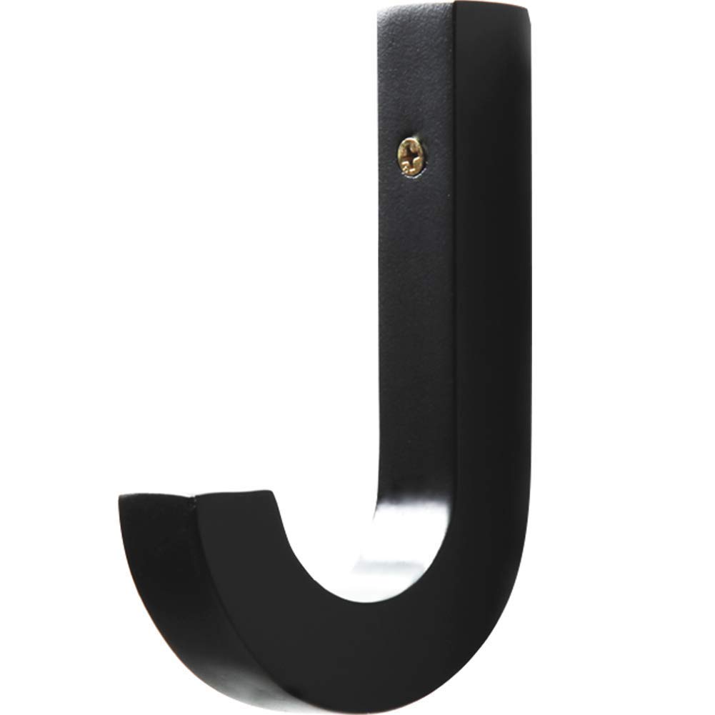 【送料無料】チヤミ 木製 ウォールフック 壁掛けフック 穴開け ハンガー 北欧風 おしゃれ ねじ 高耐荷重 色:ブラック