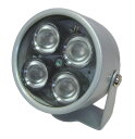 【送料無料】Stork Corp 赤外線 LED 照明 ライト 強力 4灯 光量センサー 自動点灯 850nm
