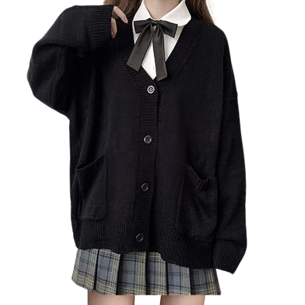 【送料無料】[Eolluka] スクールカーディガン ニット ウェア セーター トップス 学生 服 制服 学校制服..