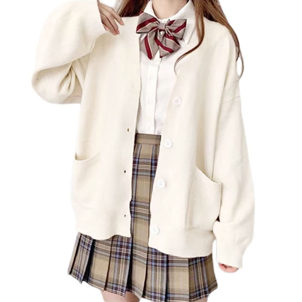 【送料無料】[Eolluka] スクールカーディガン ニット ウェア セーター トップス 学生 服 制服 学校制服..