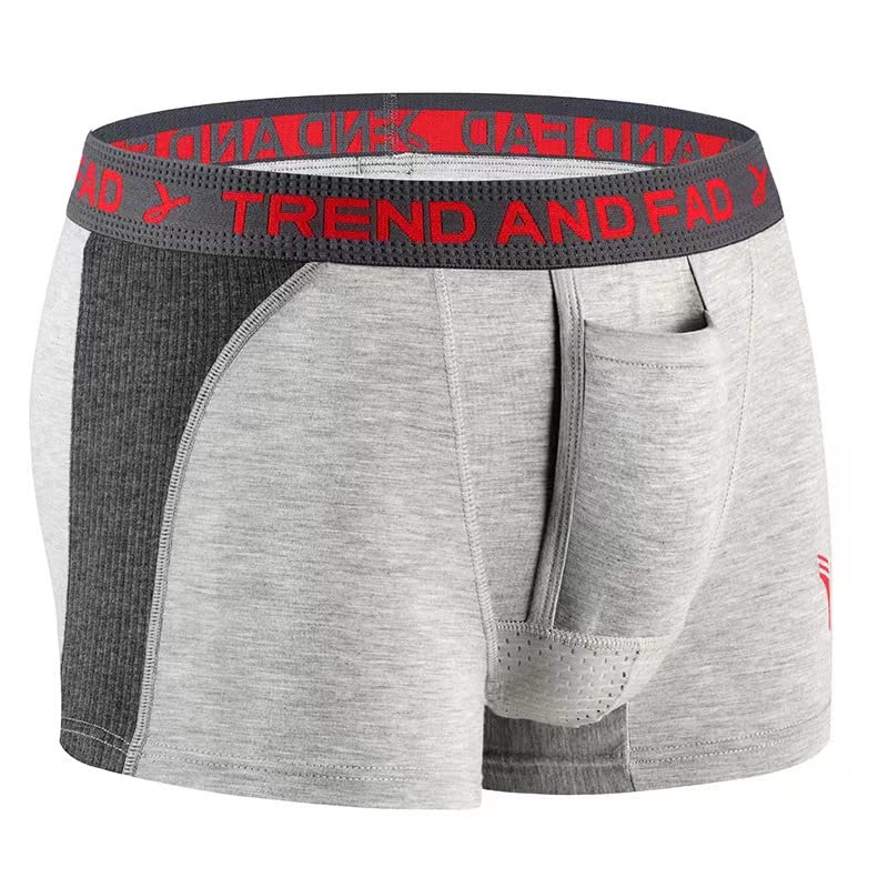 【送料無料】[Pastinde] ボクサーパンツ メンズ むれない 陰嚢 陰茎 分離型 網ポケット 付き 分離 下着..