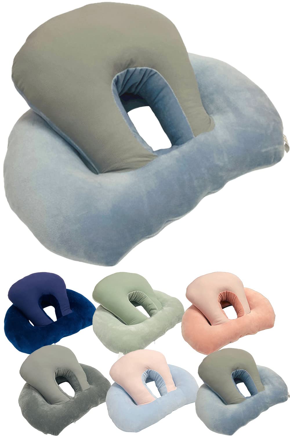 【送料無料】hichago 昼寝枕 うつ伏せ寝枕 昼寝クッション お昼寝枕 【デスクで仮眠】 受験勉強 デスク..