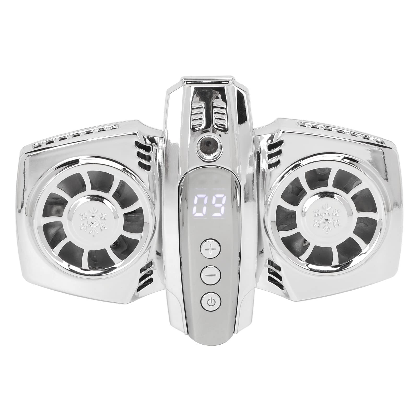 【送料無料】RGB 電話クーラー、デュアル冷却チップ付き半導体携帯電話冷却ファン、ポータブル携帯電話..