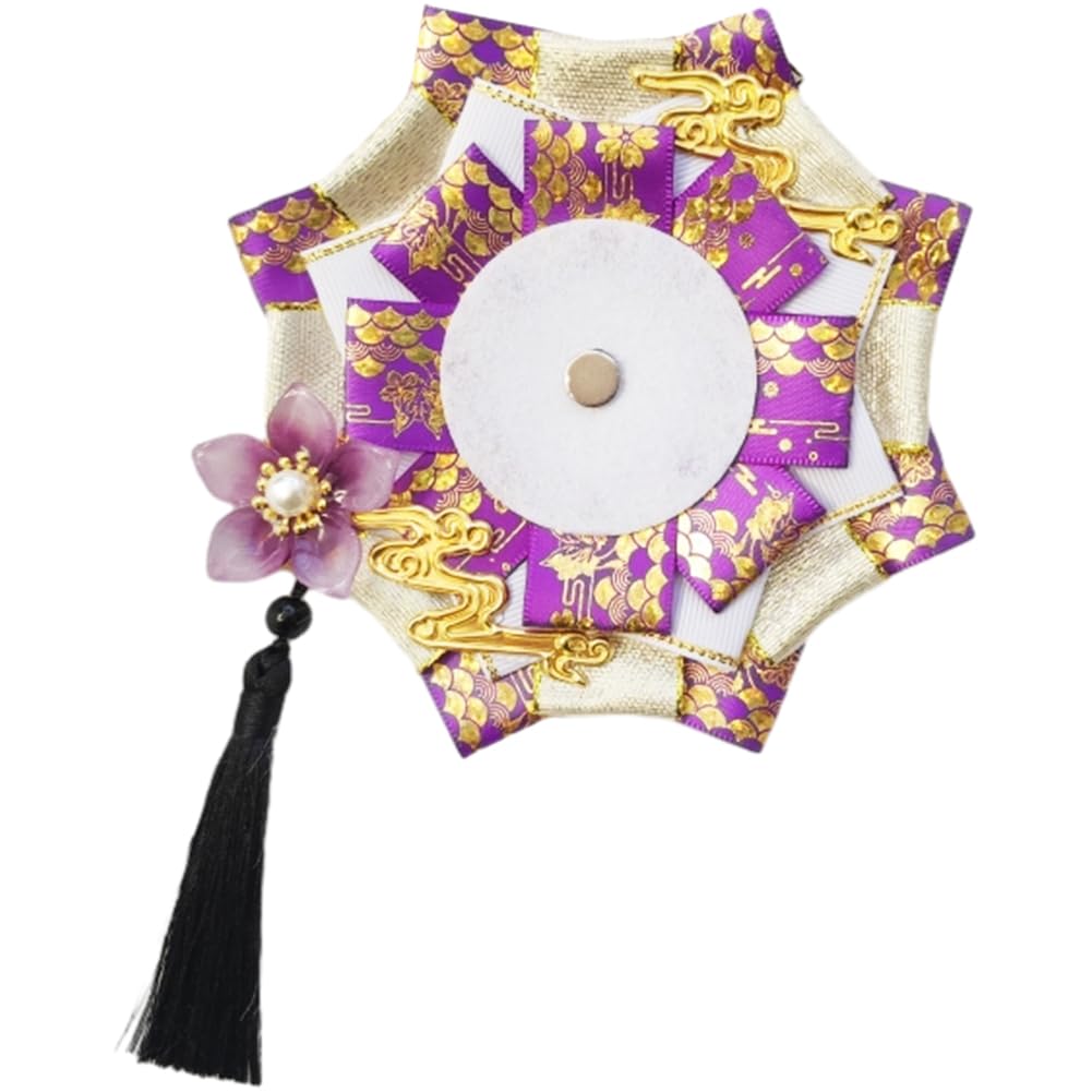 【送料無料】YUYAKESHI 缶バッジ用ロゼット 痛バ用 手作り リボン 古代 痛バッグ装飾 可愛い アクセサ..