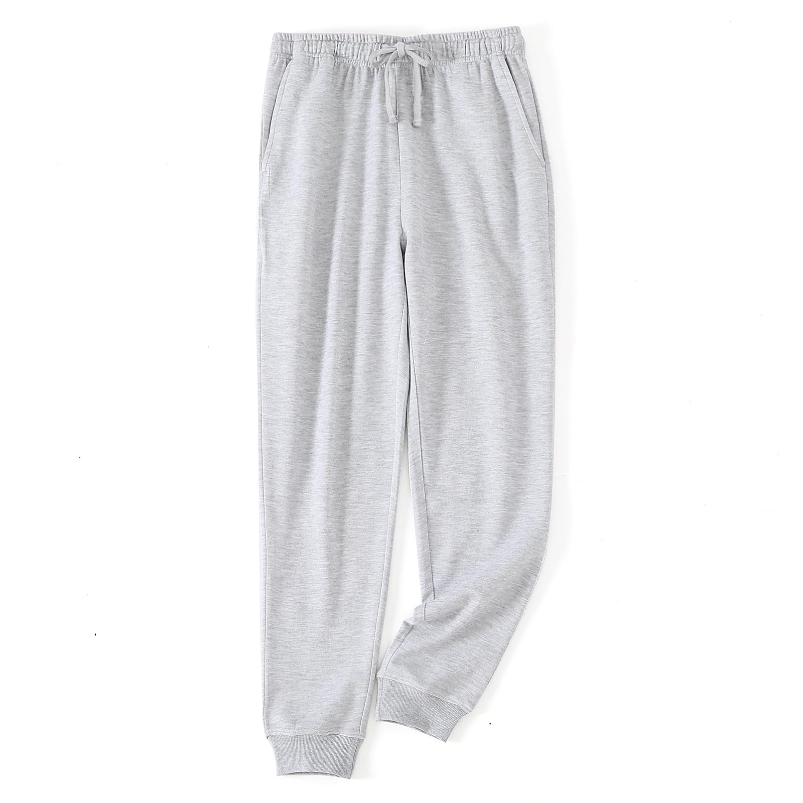 【送料無料】[JACKIE&YORK] スウェットパンツ メンズ パジャマ ルームウェア ボトムス 秋 吸汗 通気 肌に優しい 寝間着 部屋着 色：杢グレー、サイズ：M