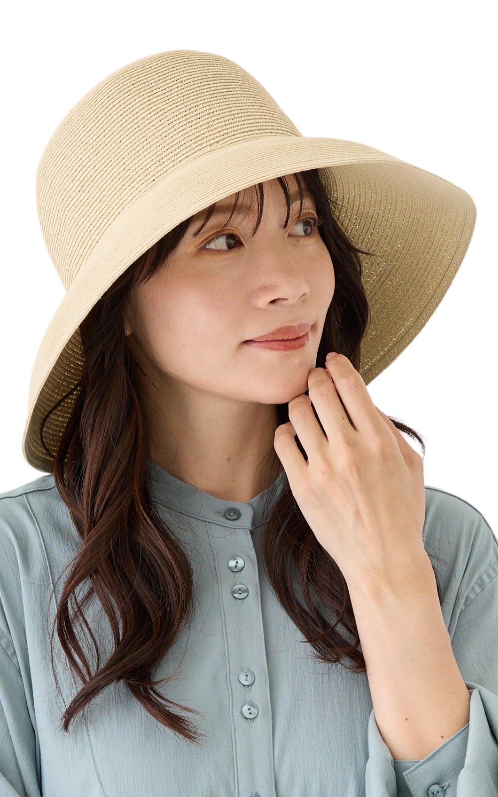 【送料無料】[valeria] バレリア ブレードハット つば広 ワイドブリム 【絶対に日焼けしたくない！】 ..