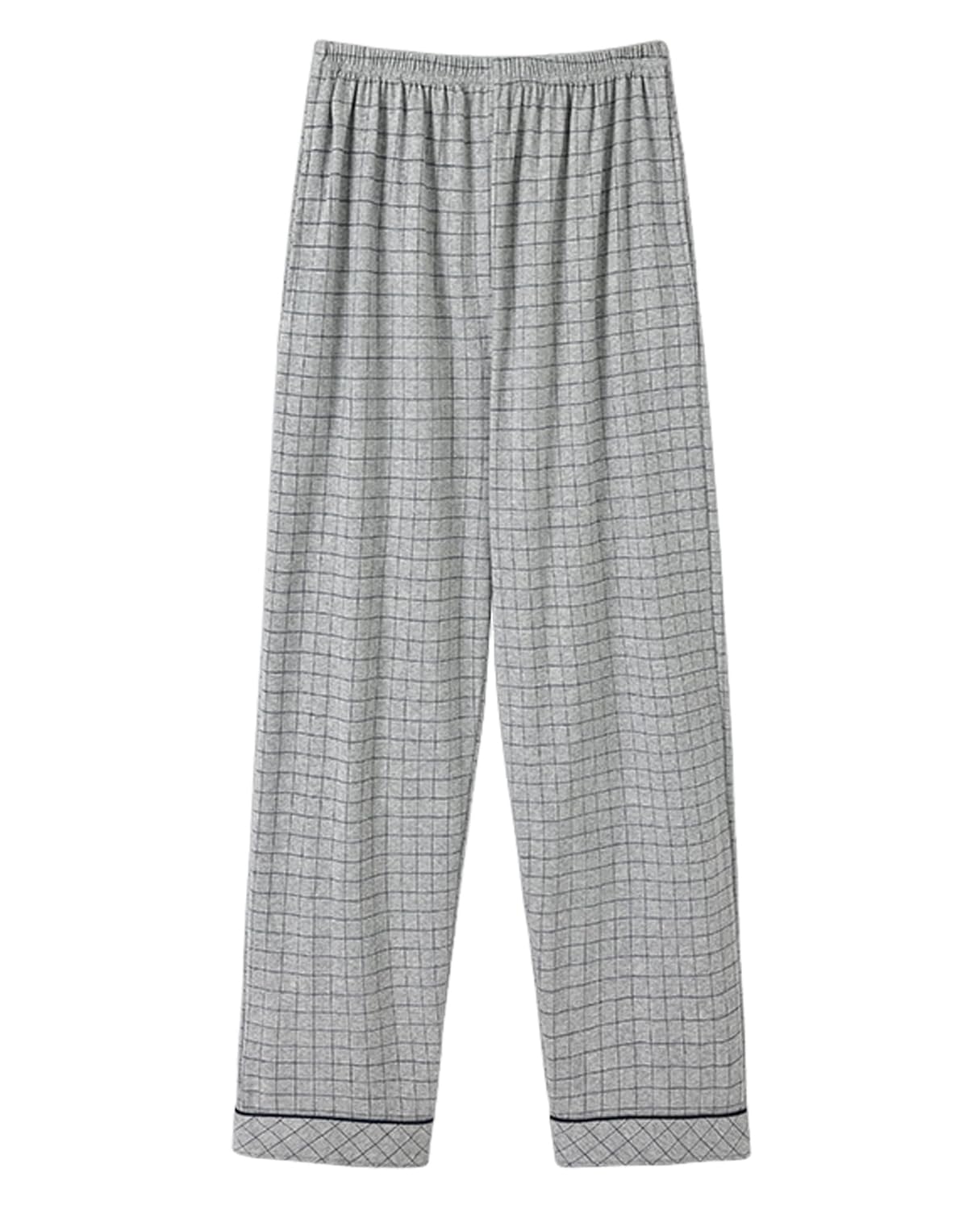 【送料無料】[Kayuuhin] ルームパンツ ルームウェアボトムス パジャマパンツ 部屋着 綿 ゆったり ロングパンツ メンズ カジュアルパンツ 肌に優しい 吸汗 通気 色：ライトグレー（7829）、サイズ：2XL