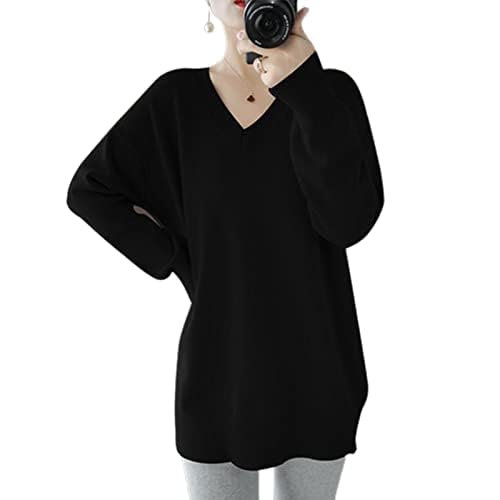 【送料無料】[xppe] 今季はベストブームの予感 秋冬 ロング ニットトップス セーター レディース 長袖 ..