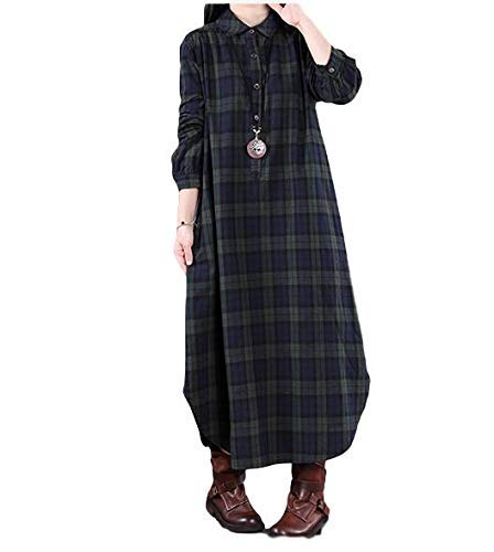 【送料無料】[Four leaf] ワンピース レディース 可愛い 春 秋冬 冬 きれいめ 長袖襟付き ロング丈 体..