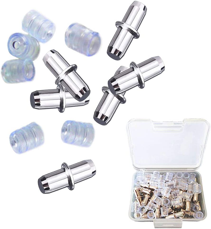 【送料無料】20個入り 棚ダボ 差し込みタイプ 棚受け シェルフのピン キャビネット棚用 シェルフサポー..