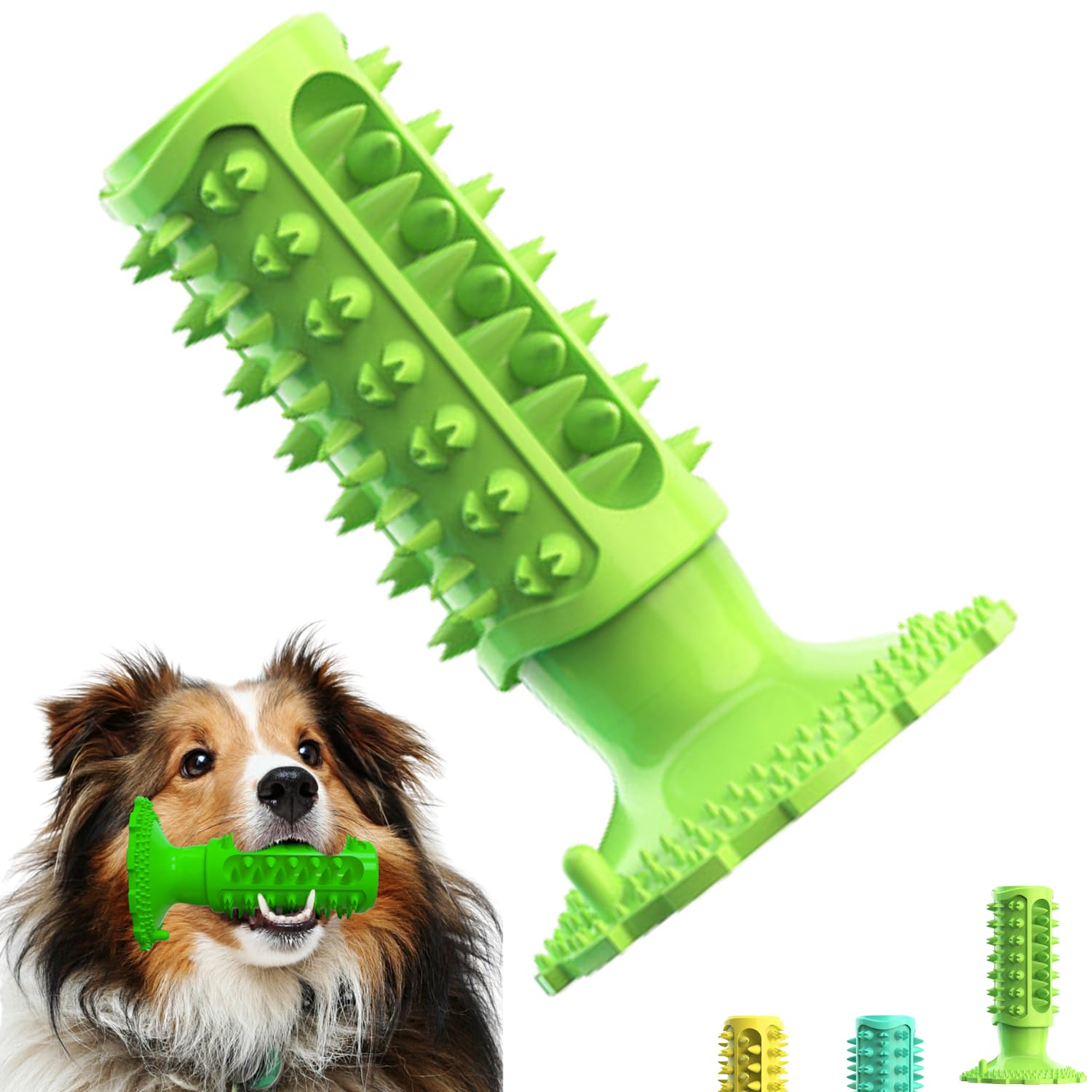 【送料無料】ドッグトイ デンタルケア 【イボ】 色：Green