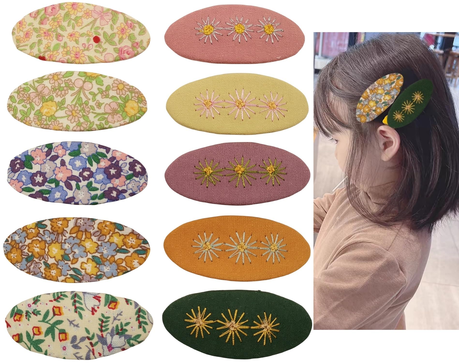 【送料無料】LYXOTO こどもヘアクリップ ヘアピン ベビー ヘアアクセサリー カラフル リボン クリップ ..