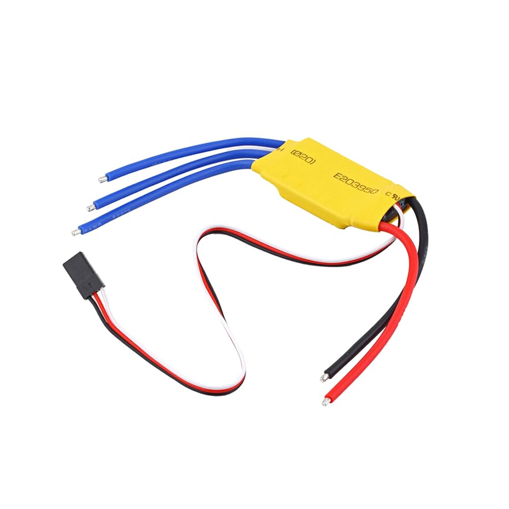 【送料無料】12V 30A ESCブラシレス、モーター速度コントローラー付きPWM RCモデル飛行機 色：style1