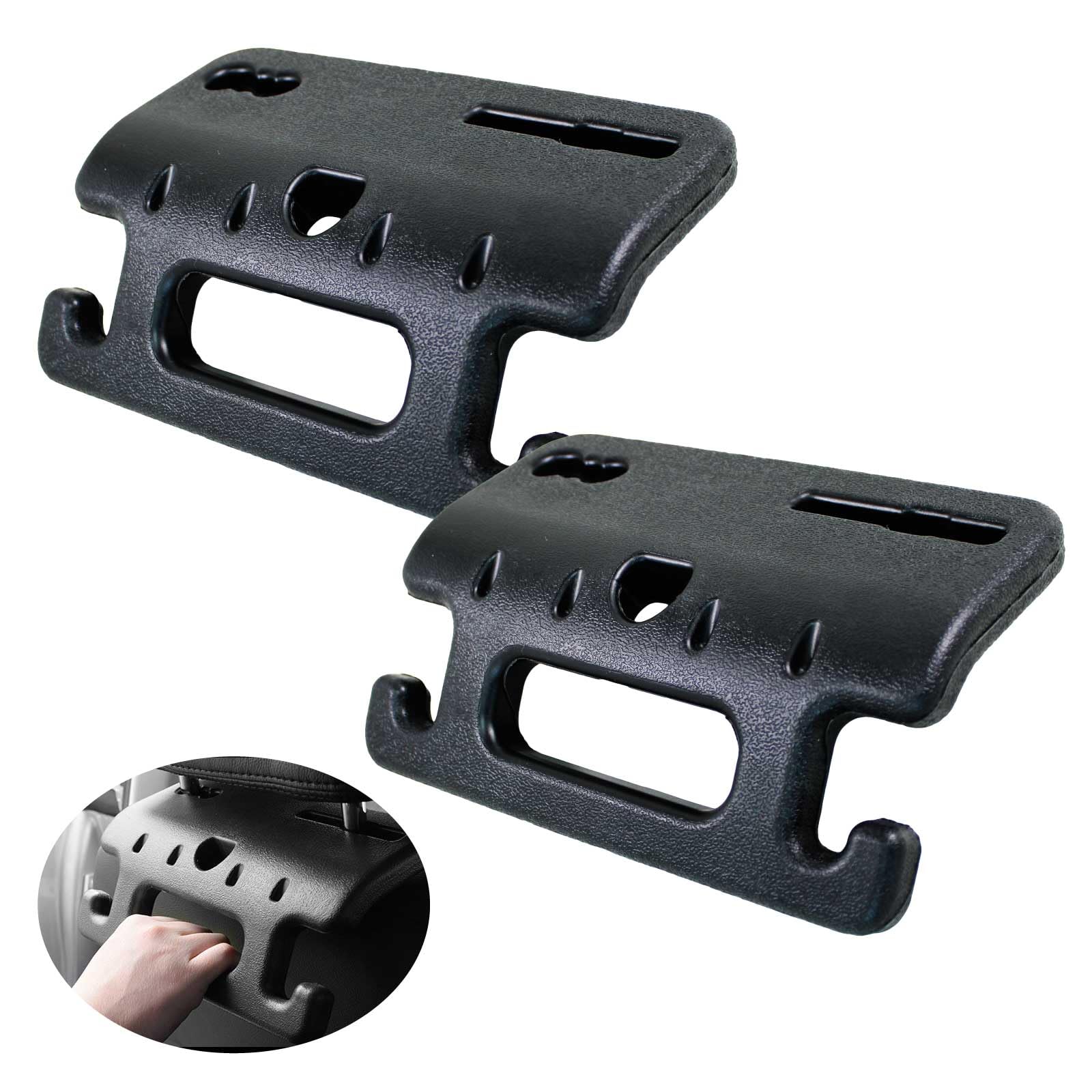 【送料無料】Funriche 車 フック 手すり アシストグリップ ハンガー ヘッドレスト フック 後部座席 高..