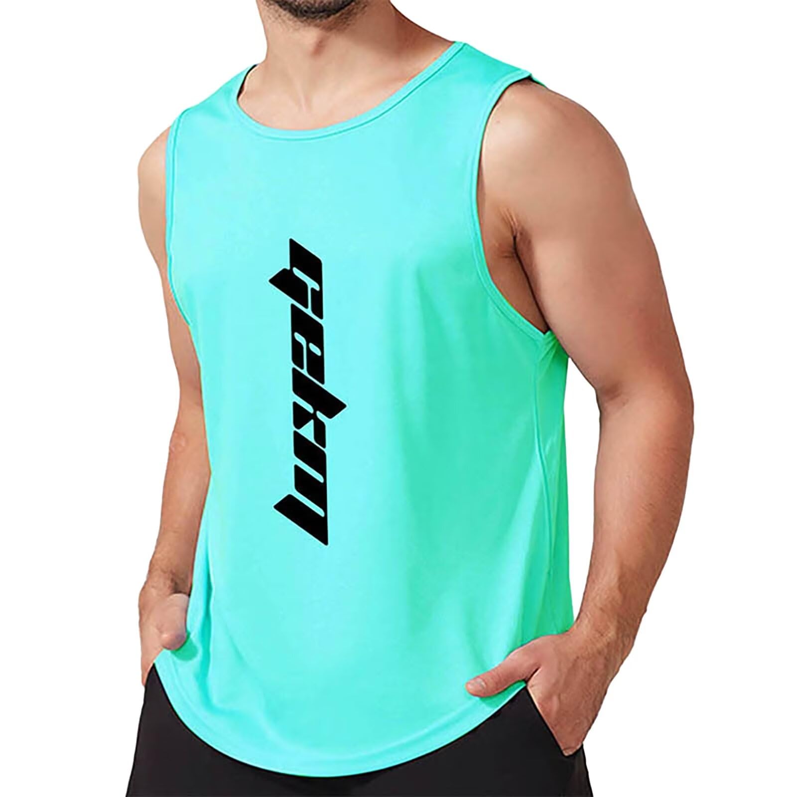 【送料無料】[UUEN] タンクトップ メンズ トレーニングウェア ノースリーブ 通気速乾 筋トレ フィット..