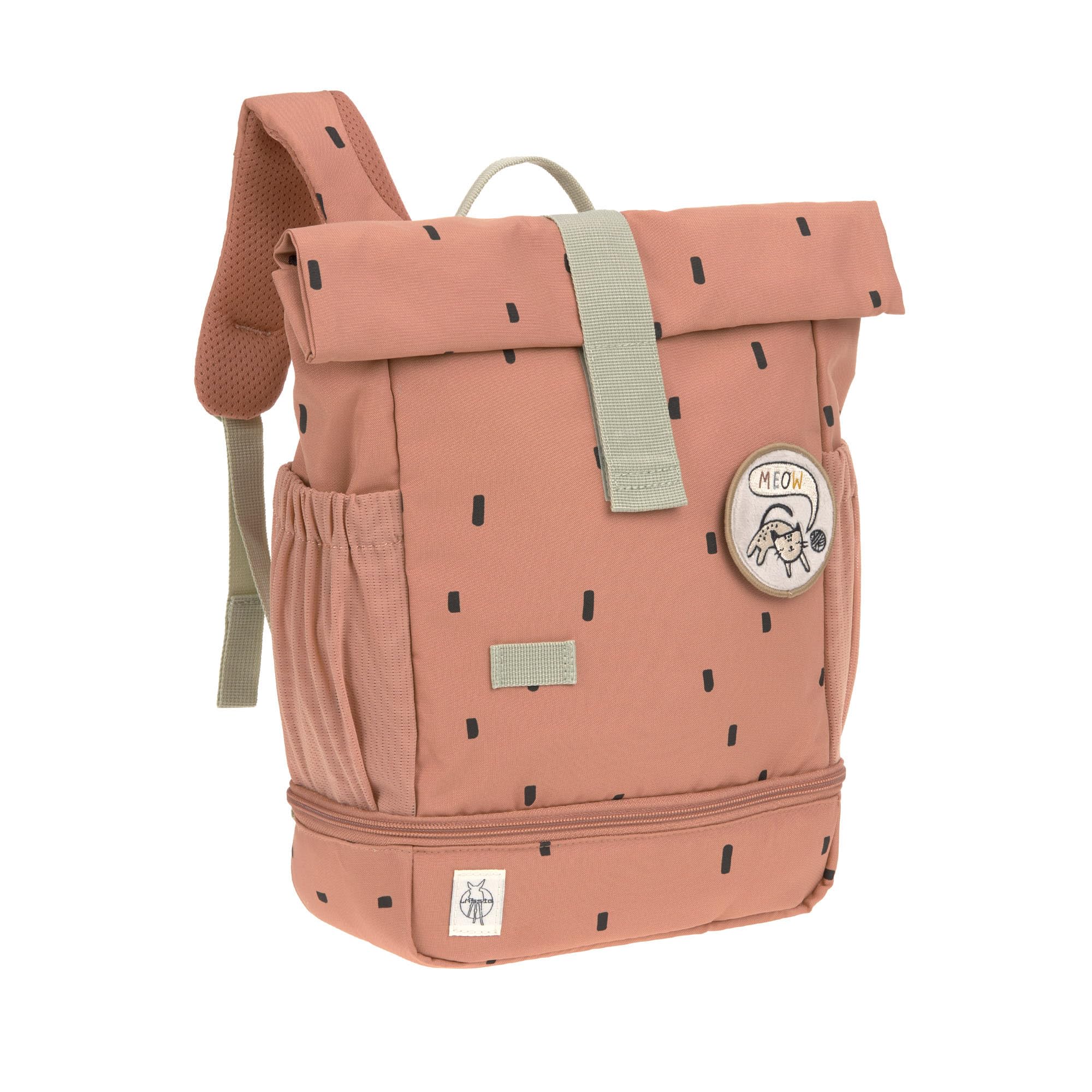 【送料無料】[LASSIG] レッシグ Mini Rolltop Backpack Happy Prints ミニロールトップバックパック 色：caramel、サイズ：ミニ