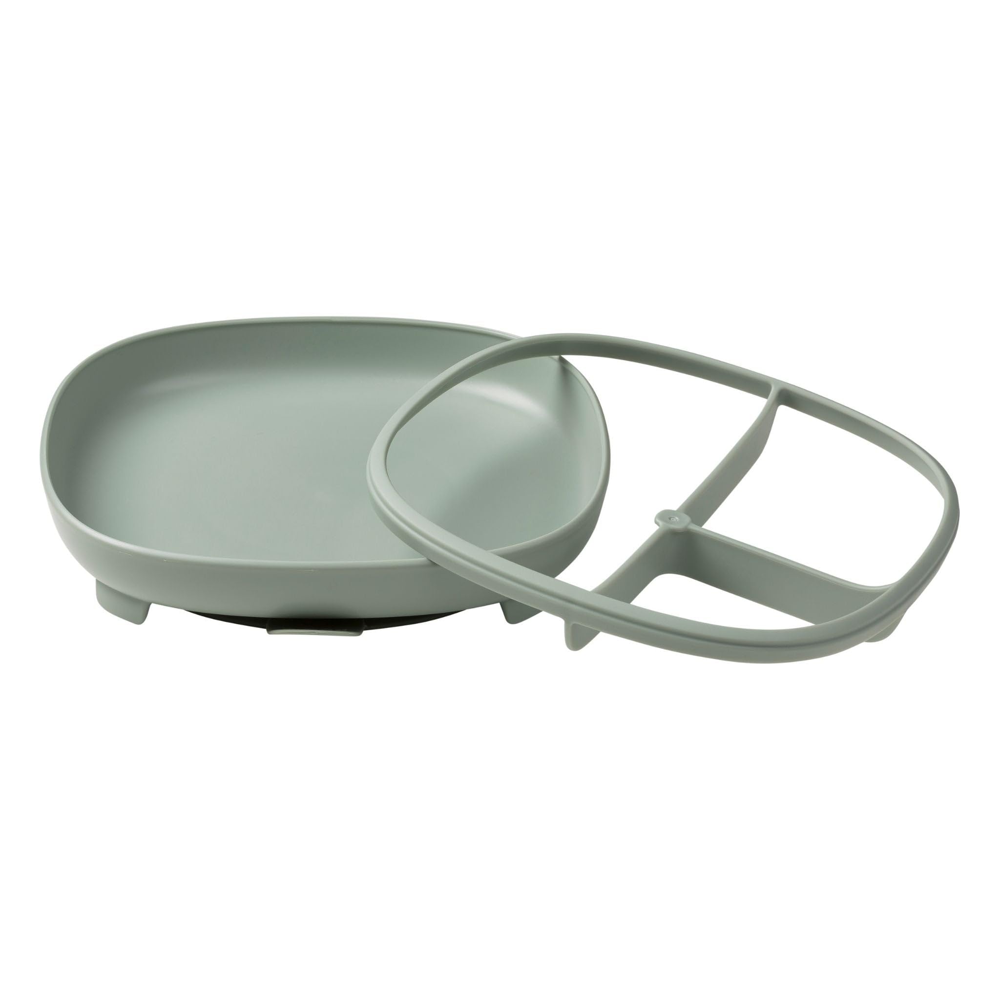 【送料無料】b.box(ビーボックス)【2 in 1 Suction Plate サクションプレート】 色：セージ、サイズ：F..
