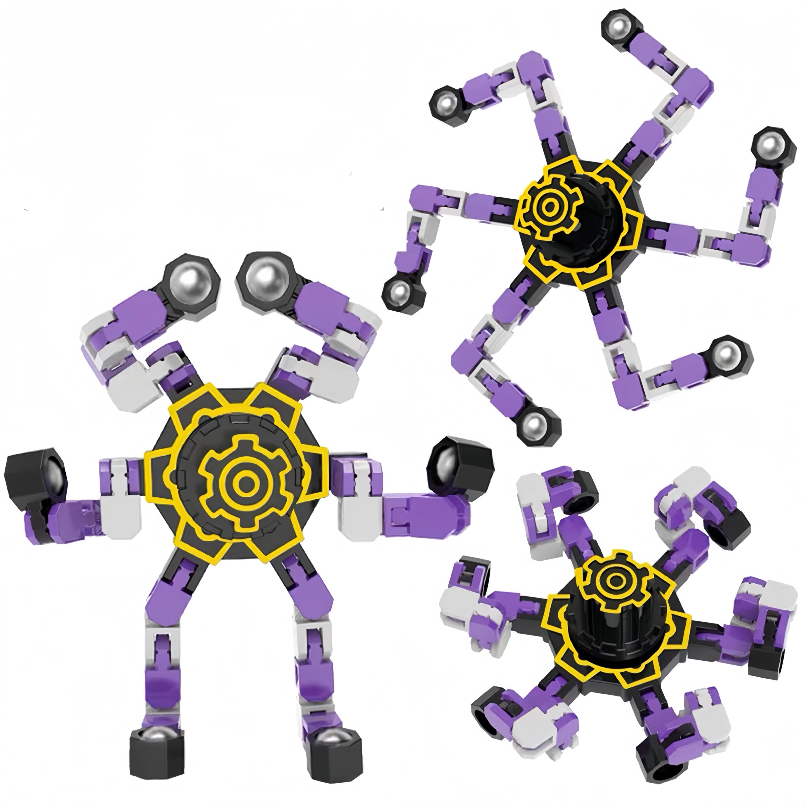 【送料無料】KUENZ 4 件可形指尖陀螺指尖玩具套装,可形指尖陀螺,感官指尖陀螺玩具,用于解力和抗焦,指尖陀螺用于多症,儿童自症礼物(指尖玩具 4 件)) 色...