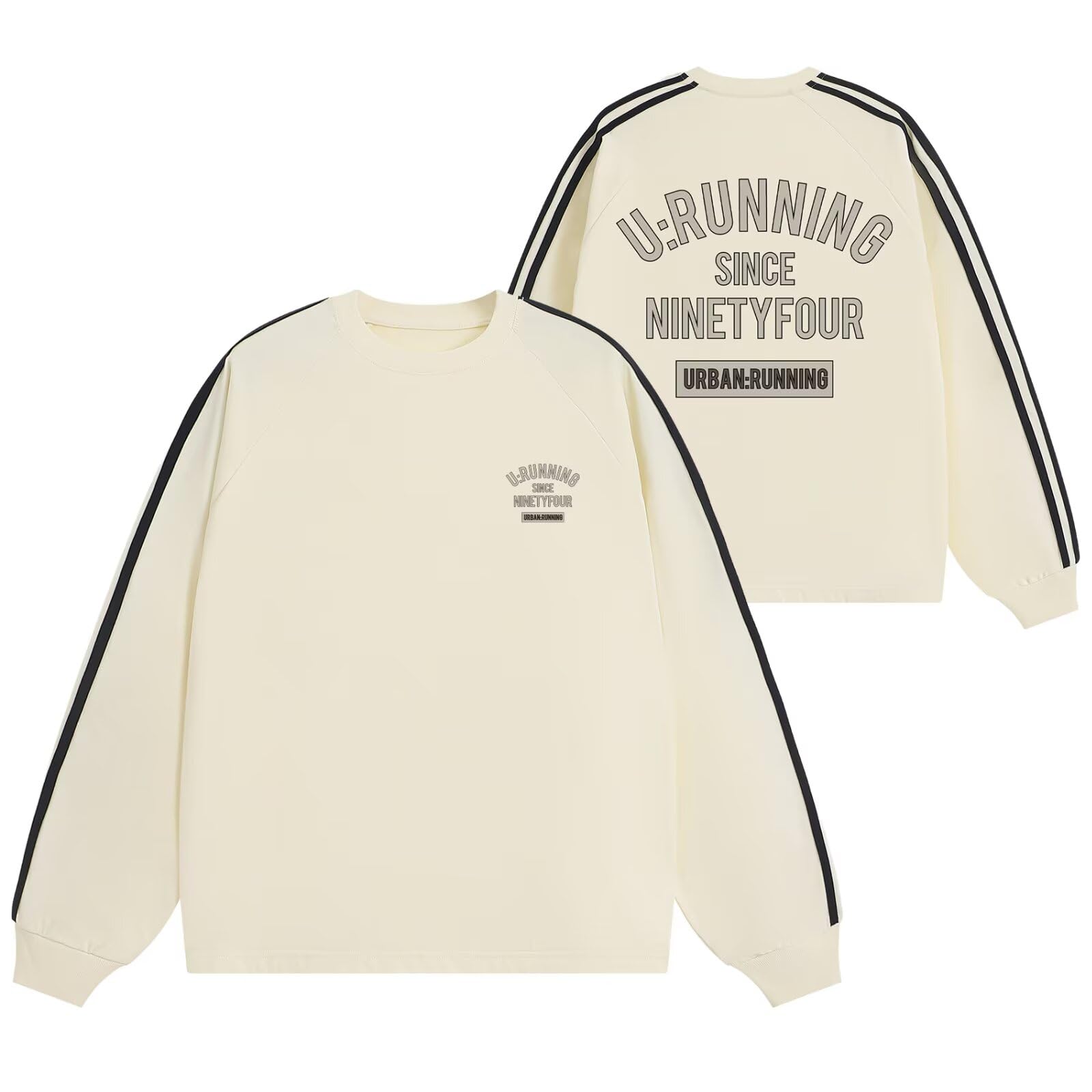 【送料無料】[ORBU] アメカジ トレーナー 長袖 メンズ スポーツ オリジナル トレーナー バックプリント..