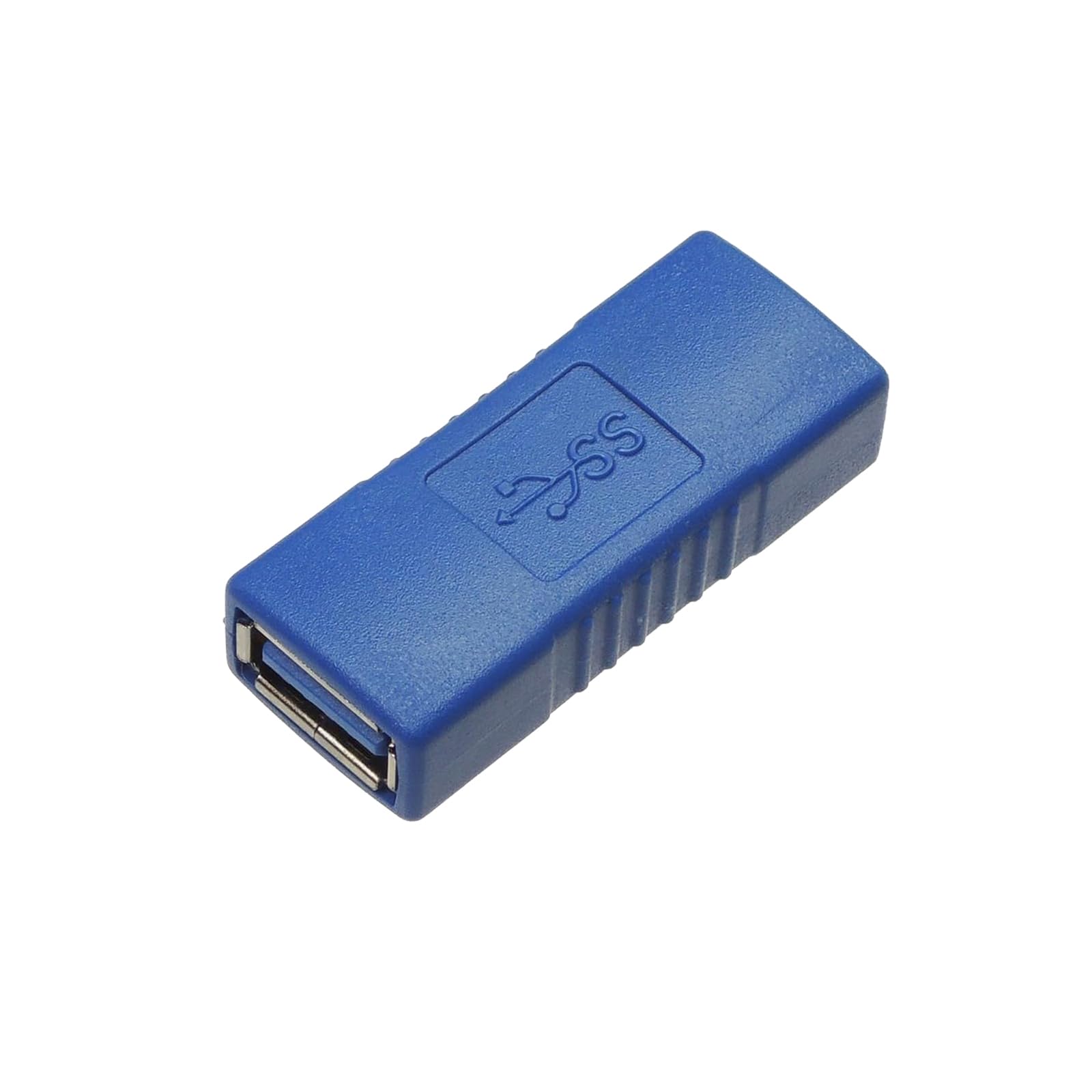 【送料無料】POTRRCIUSUER USB 3.0 メス メス USB メスメス 中継アダプタ 超高速5Gbps対応 USB 3.0 延長アダプタ 色：ブルー、サイズ：1個セット
